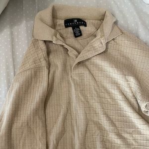 cropped collared top